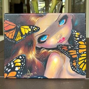 Jasmine Becket Griffith Limited Edition ‘Nymph With Monarchs’ 8 x 10 Print.